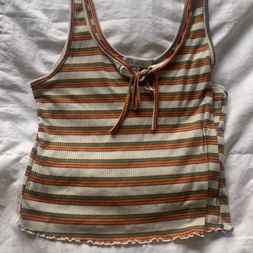 Striped tank top